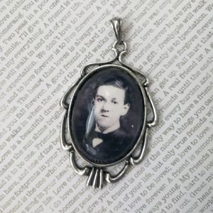 Witch Necklace HP Lovecraft Portrait Pendant